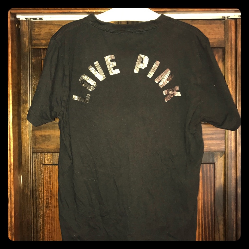 Victoria’s Secret Pink, T-shirt with tie in front